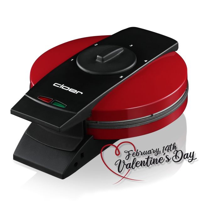 Waffeleisen Cloer-1633V - Unique Heart