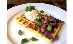Flammkuchen-Waffeln