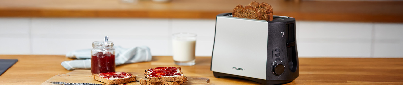 Cloer Toaster 3419 mit Volkornbrot