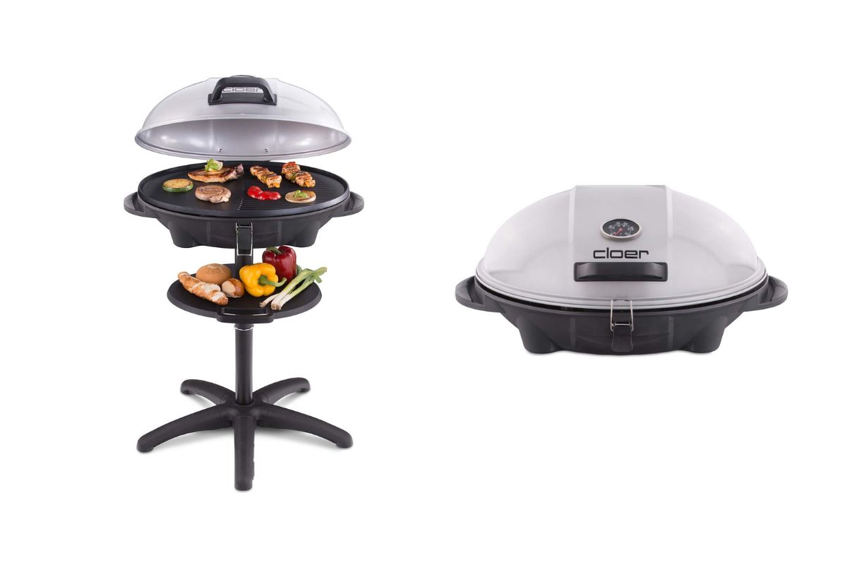 Cloer Grill 6789 als Stand- und Tischgrill 