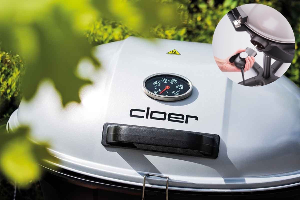 Stufenlose Temparaturregelung beim Cloer Grill 6789