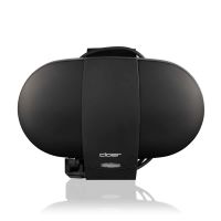 Das Bild zeigt das Doppelwaffeleisen Cloer 1320 in schwarz.