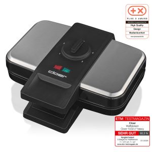 Belgisches Waffeleisen Cloer 1459 mit ETM Test Siegel