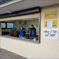 Waffelstand am Sportplatz